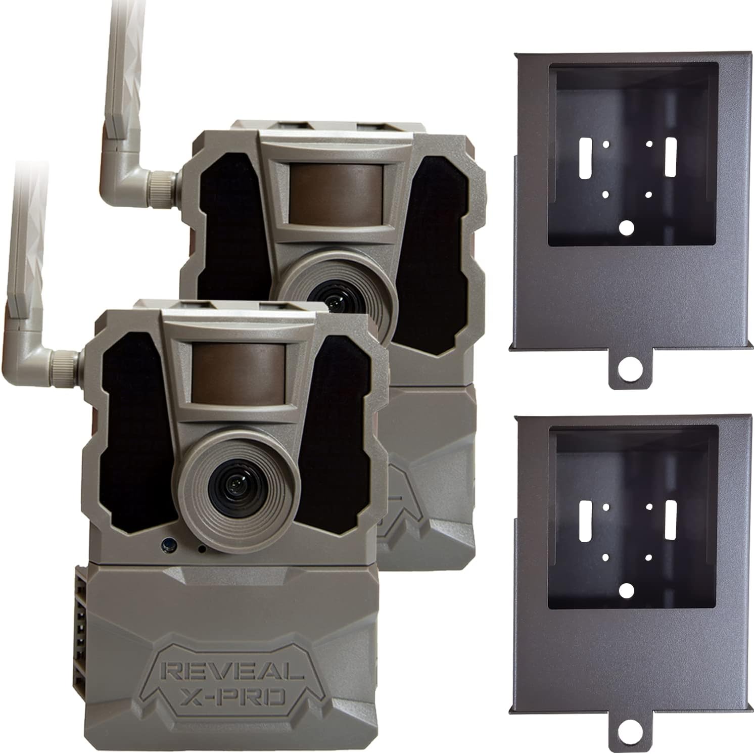 2 PK Cellular Trail Camera with Steel Security Cases L57849