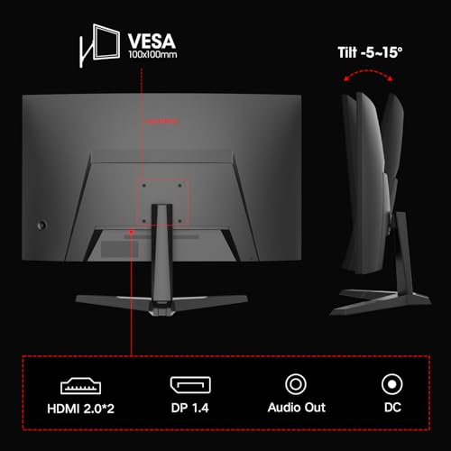 27 inch QHD 180Hz Curved Gaming Monitor S98976