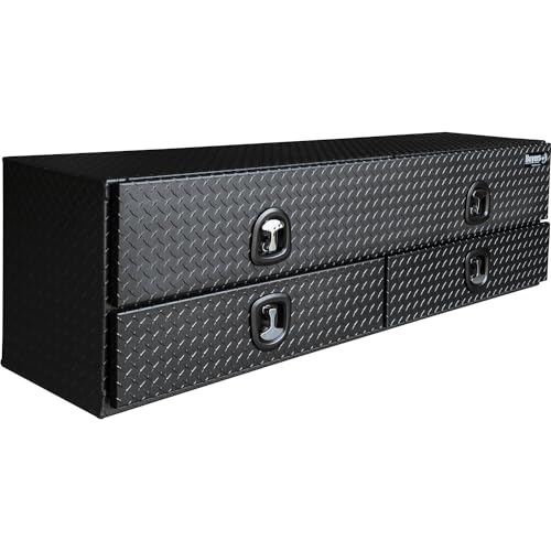 Aluminum Heavy-Duty Flatbed Truck Tool Box 21 x 18 x 72 Inch B298