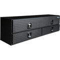 Aluminum Heavy-Duty Flatbed Truck Tool Box 21 x 18 x 72 Inch B298