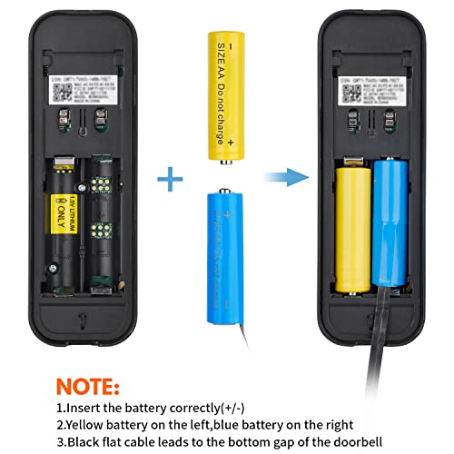 16.4ft Weatherproof Power Adapter for Video Doorbell P155