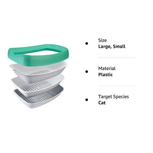 3 Sifting Tray Cat Litter Box with Non-Stick Coating G53211