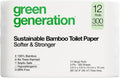 Bamboo Toilet Paper, 3-Ply, 12 Rolls, 300 Sheets/Roll F738
