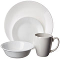 16-Piece White Dinnerware Set, Service for 4 C120