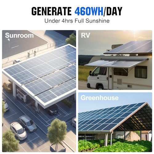 100 Watt 12 Volt Monocrystalline Rigid Solar Panel Y917