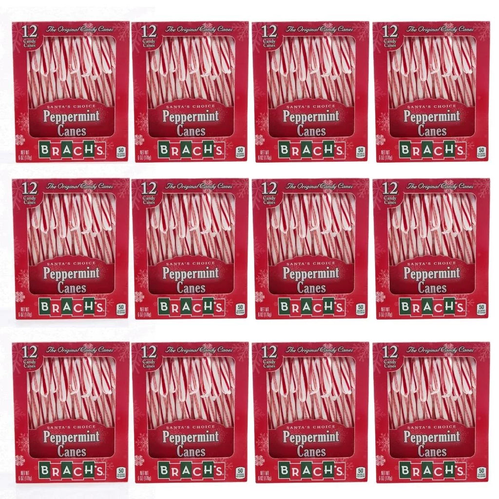 Peppermint Candy Canes Pack of 12, 6oz./Box J794870