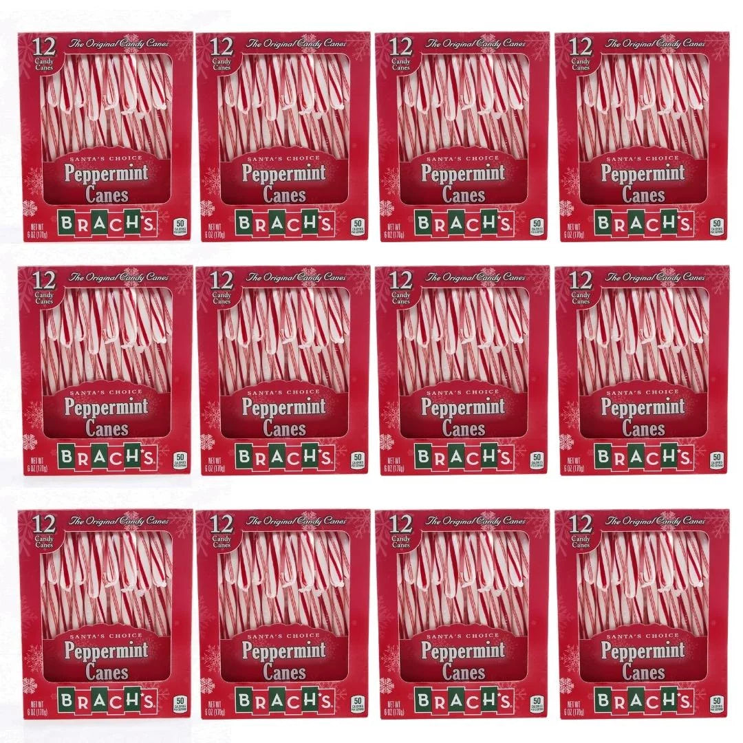 Peppermint Candy Canes Pack of 12, 6oz./Box J794870