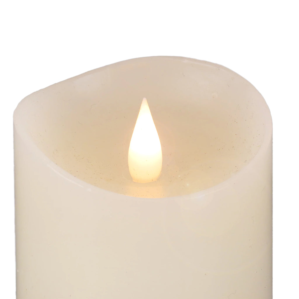Ivory Flameless Candle with Remote, Battery Powered, 7 in Z572333