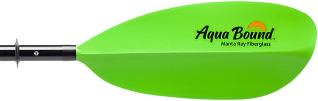 Fiberglass Kayak Paddle, 4 Piece, Electric Green, 210 cm T85973