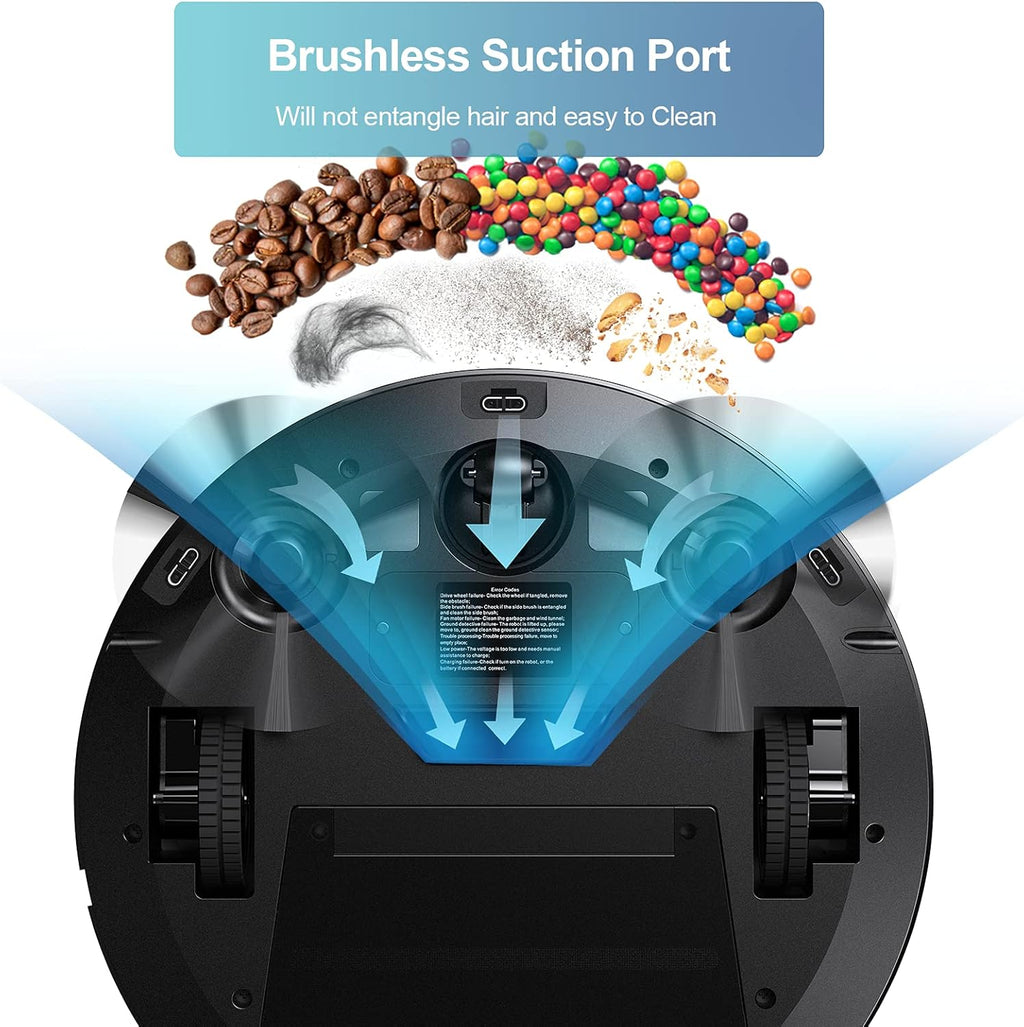 2000Pa Suction Slim Self-Charging Robot Vacuum R1763