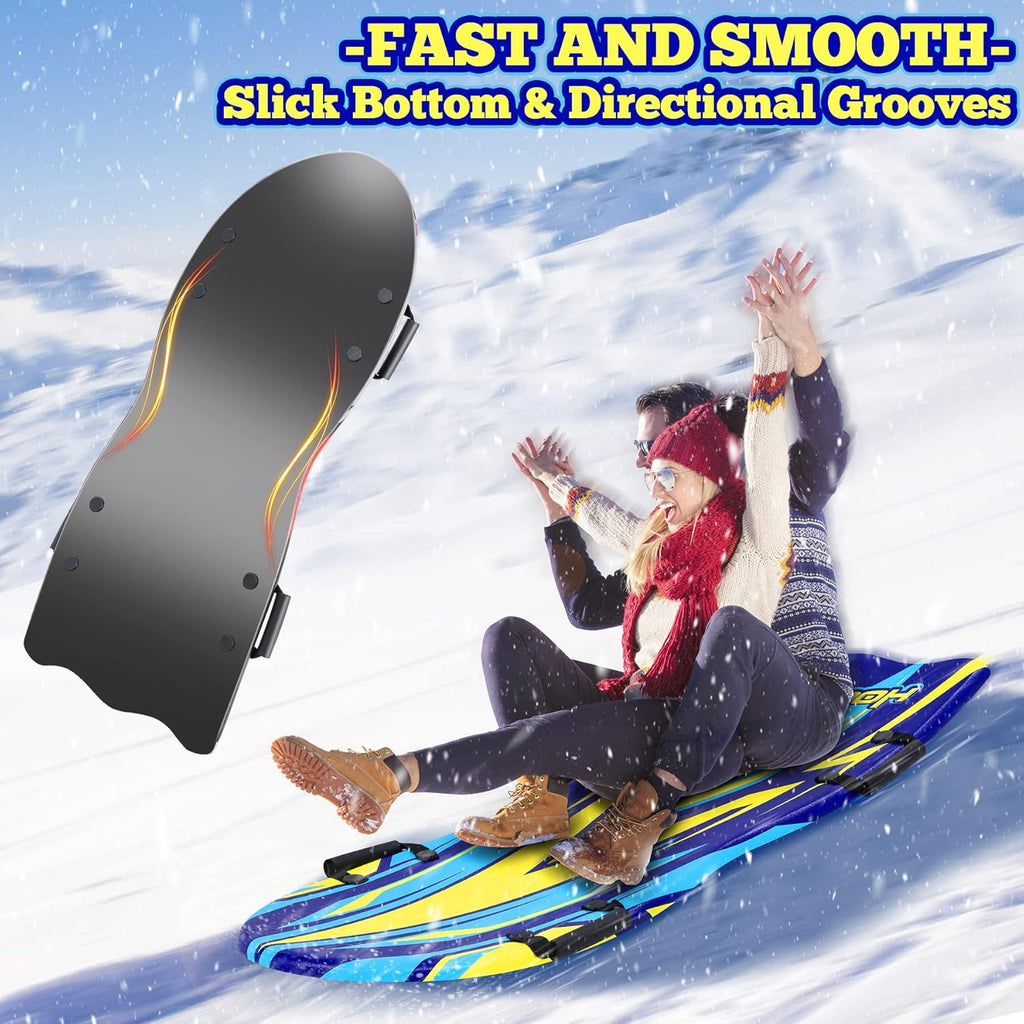 2 Pack Large Foam Snow Sled with Handles C504
