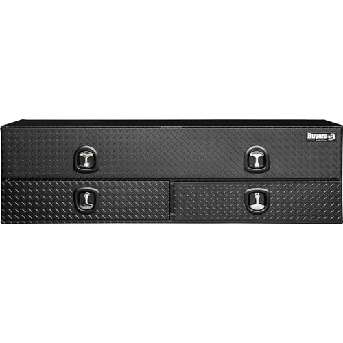 Aluminum Heavy-Duty Flatbed Truck Tool Box 21 x 18 x 72 Inch B298
