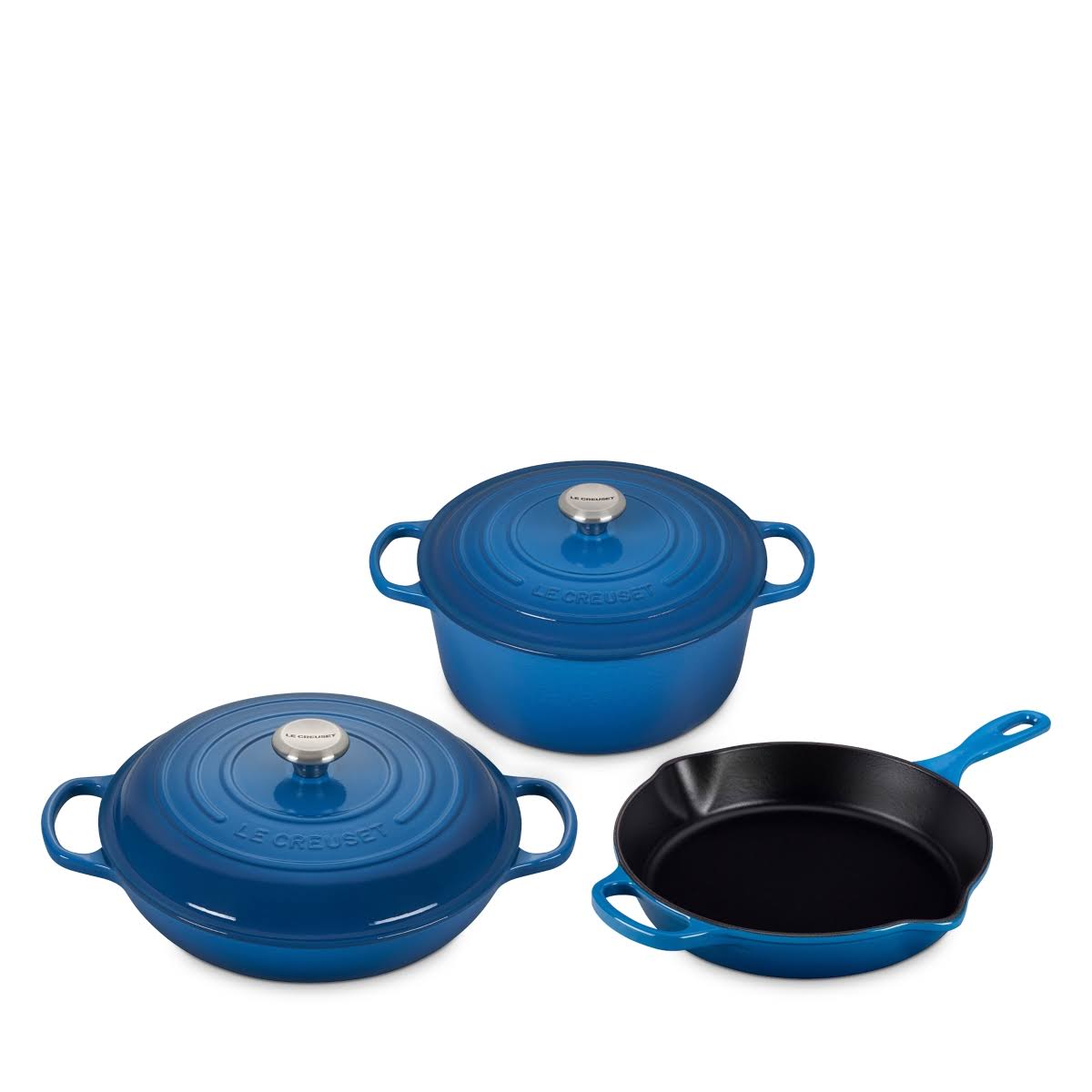 5 pc. Cast Iron Set Deep Teal N3367