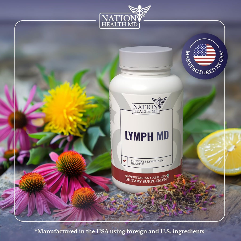 60 capsules Lymphatic System Supplement with 9 Botanicals W619