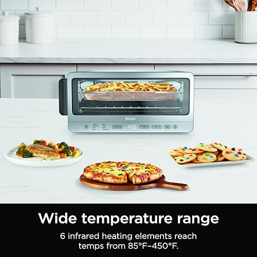 Silver Digital Air Fry Countertop Oven, 1800W, XL Capacity E224852