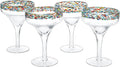 Set of 4 Hand Blown Glasses J2829