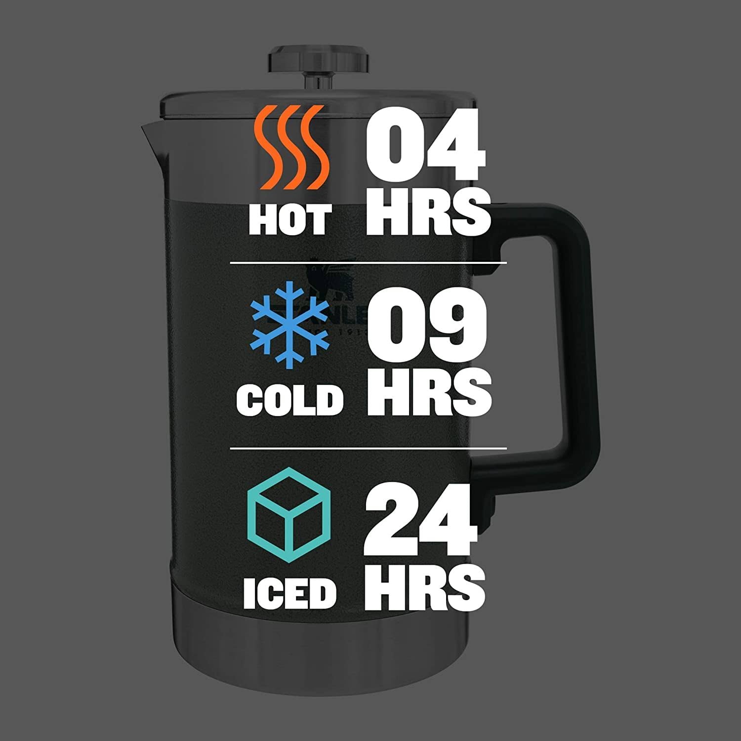 48 oz Hammertone Green French Press G96611