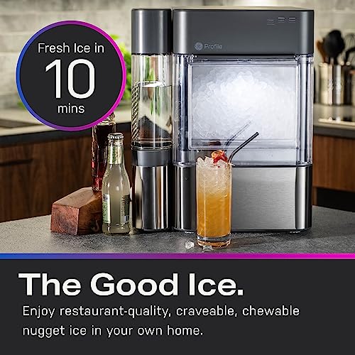 0.75 Gallon Countertop Nugget Ice Maker, Stainless Steel O43767