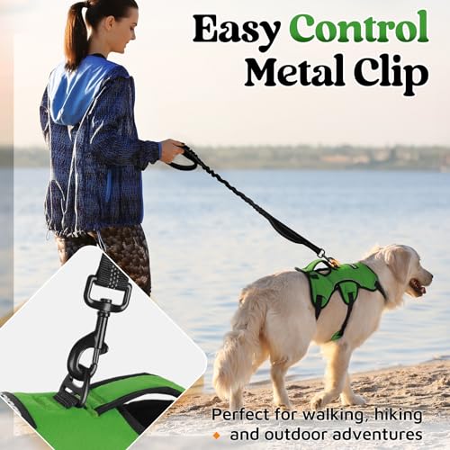 Black Reflective No Pull Dog Harness with Lift Handle X562