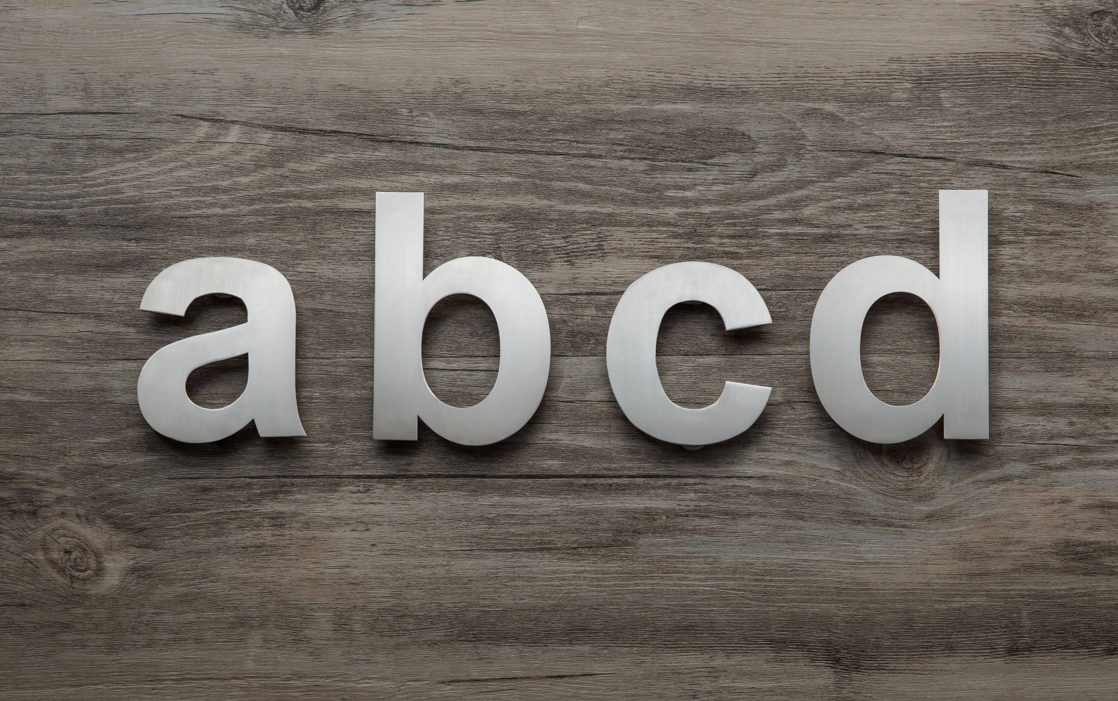 Lower Case Letter A 12 inch U14117