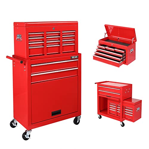 5-Drawer Rolling Tool Chest with Lockable Wheels I992