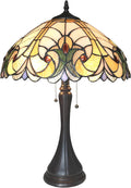 2 Light Victorian Table Lamp 16" Shade K16862