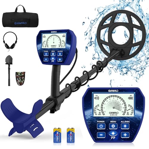Metal Detector with 4.3IN Backlight Screen 10'' Waterproof Coil F146039