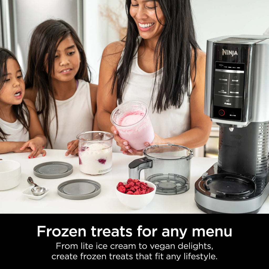 Ice Cream Maker with 5 One-Touch Programs, 16oz. Pints with Storage Lids G99225