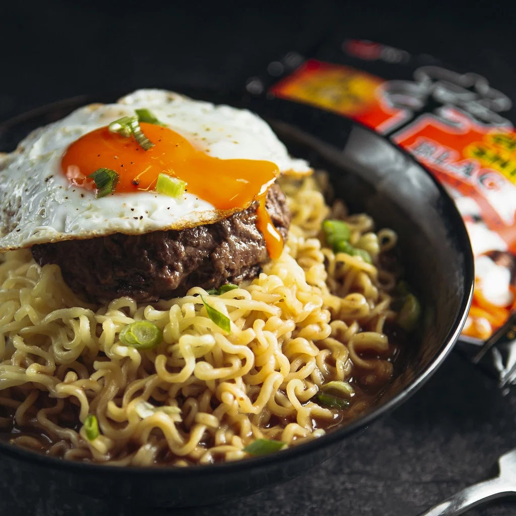 4.58oz X 10 Count Premium Spicy Beef Ramen Noodle Soup Pack B809