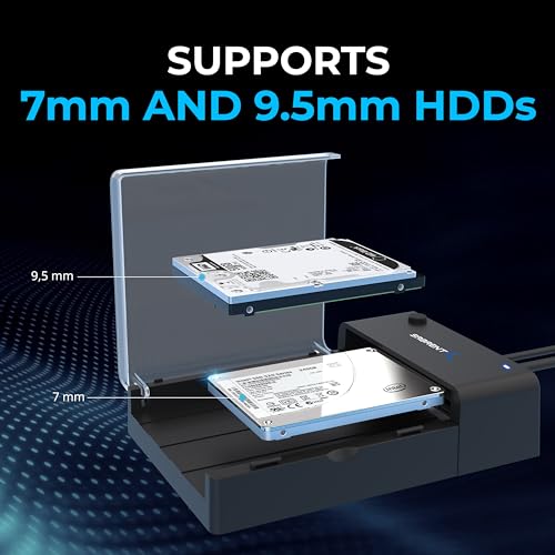 Tool Free USB Type C Dual Docking Station for PCIe NVMe M.2 SSDs H688174