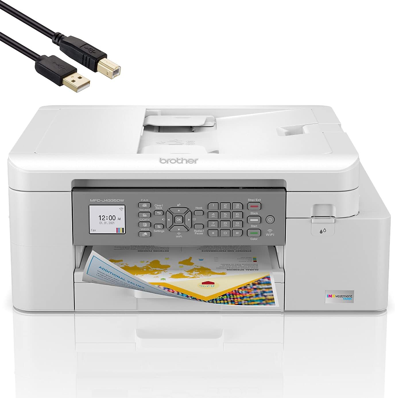 Silver Wireless All-in-One Color Inkjet Printer B299037