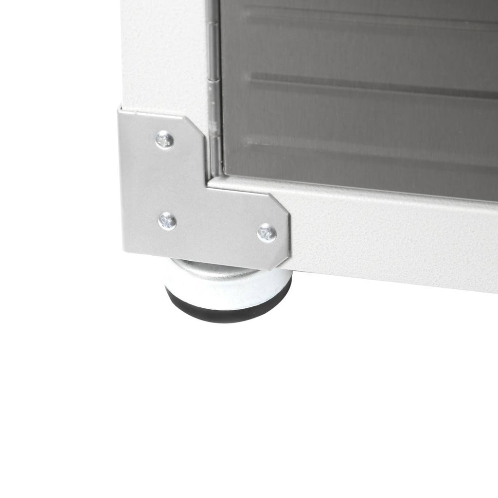 White 2-Door Rolling Storage Cabinet A97166