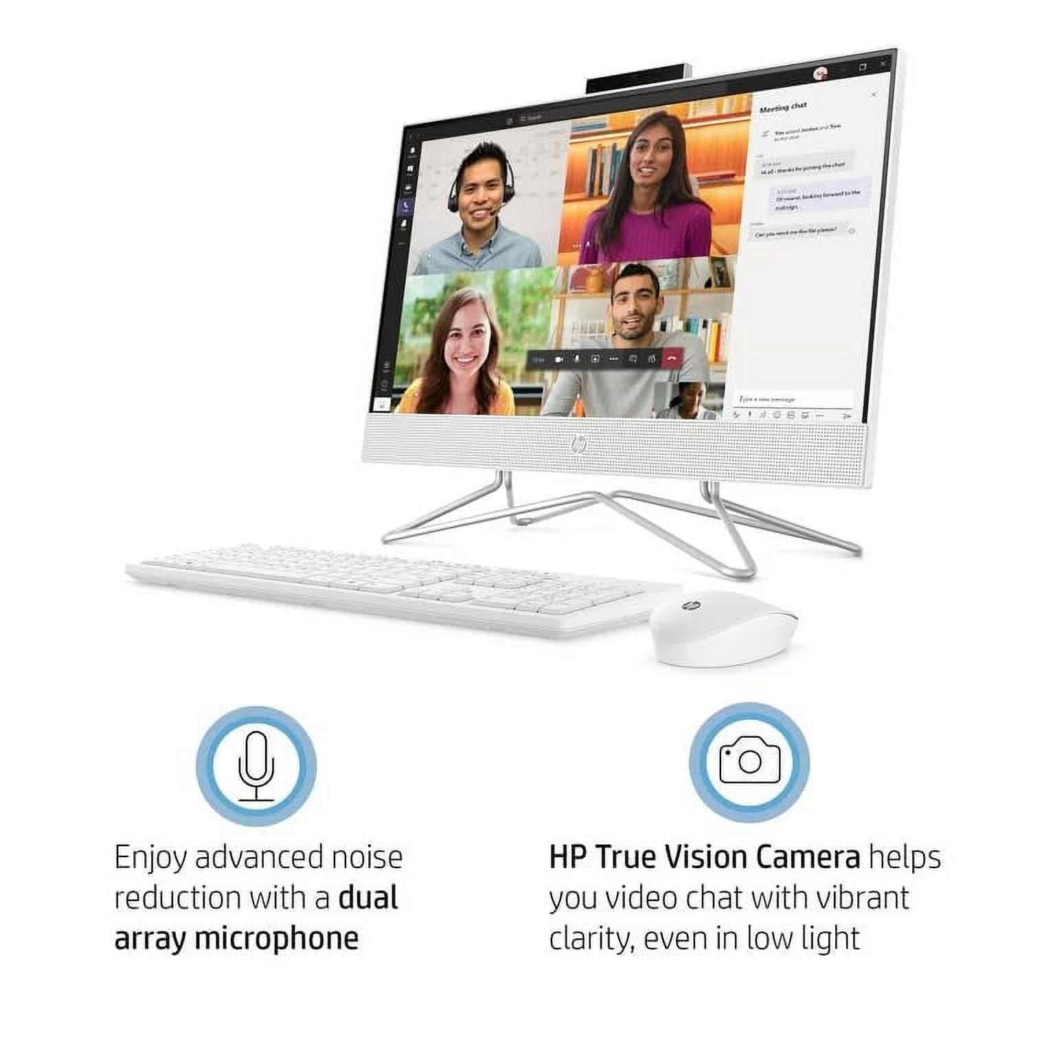 21.5" FHD All-in-One Desktop Intel Pentium Silver J5040 32GB DDR4 1TB NVMe SSD White O9898
