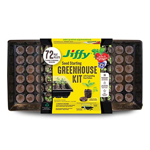 72 Cell 36mm Peat Pellets Seed Starting Tray Kit, 2 Pack C3954