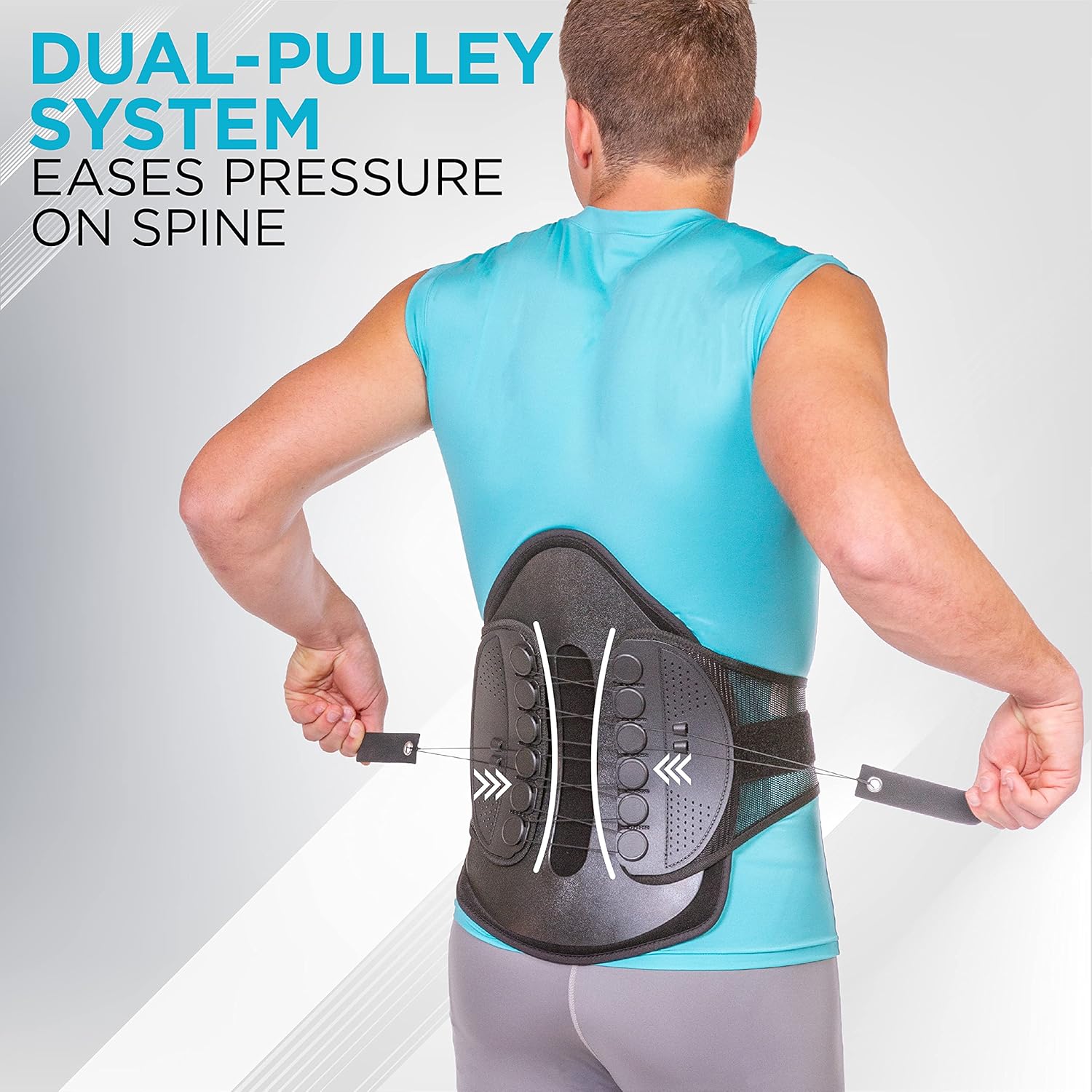 Rigid Lumbosacral Corset Belt with Pulley System N473797