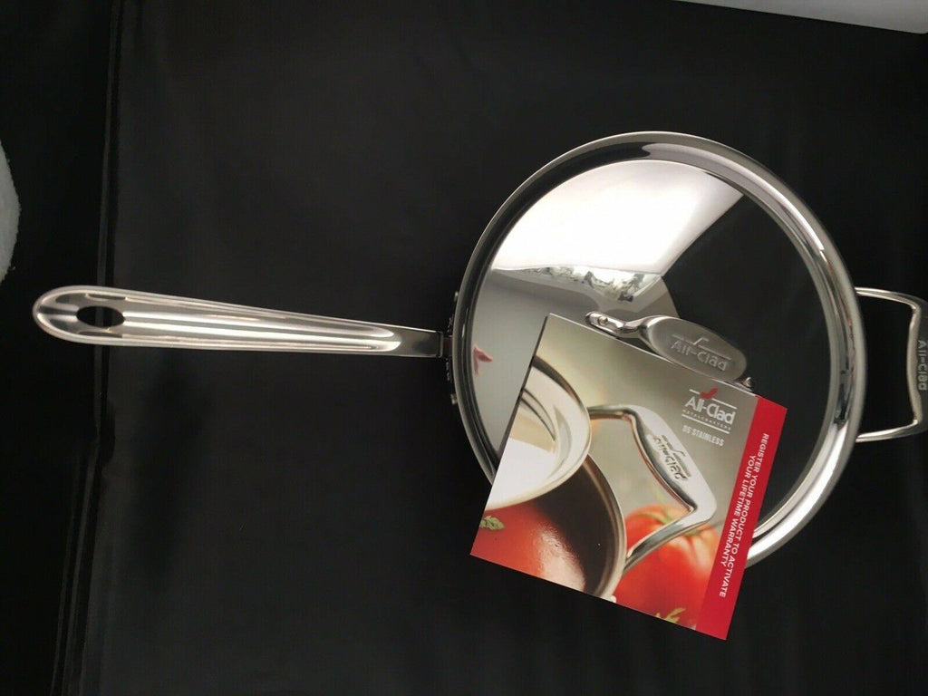 Stainless-Steel 4-Qt. Deep Saute Pan with Splatter Screen K259092