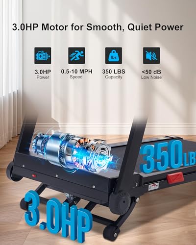 20% Incline 3.0HP 10 MPH Running Machine with 18.5" Wide Belt A1413