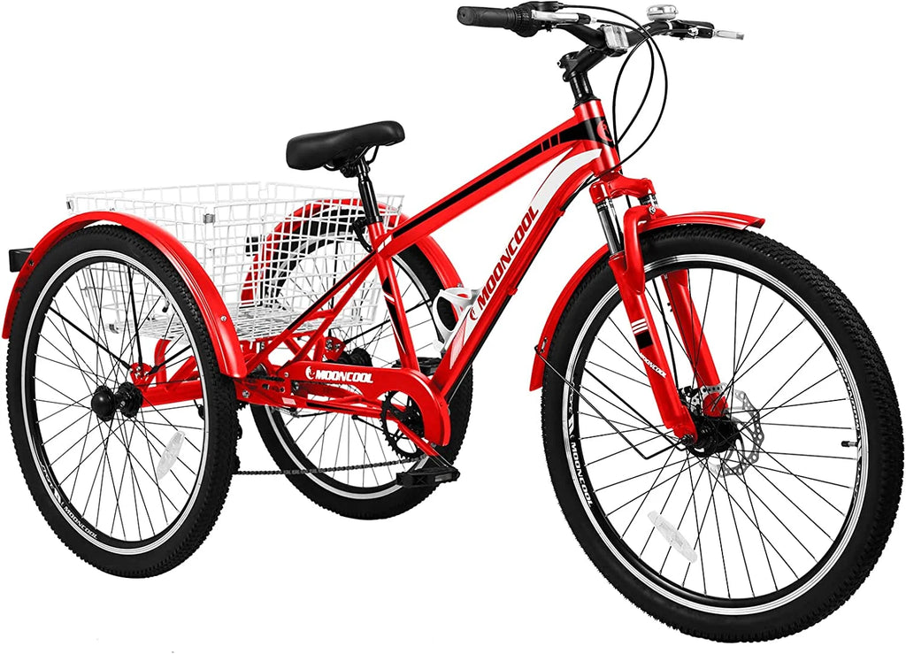 Mountain Tricycle 7-Speed 26 inch with Cargo Basket X987