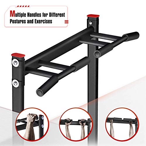 Power Tower Pull Up Dip Station Home Gym Strength Training Fitness Equipment D601