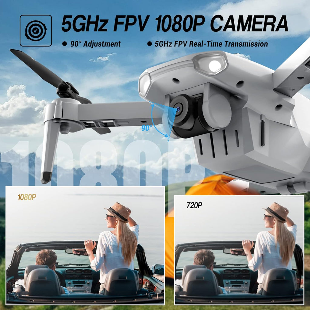 HD 1080P FPV Foldable RC Quadcopter Drone with Camera F969