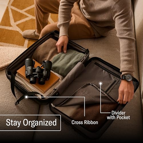21-Inch Hardside Carry-On Luggage - Navy Q43021
