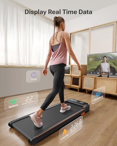 Under Desk Treadmill 2.25HP with Remote Control LED Display R556075