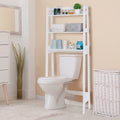White 3-Tier Wooden Over-The-Toilet Storage Shelf C868