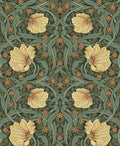 Meadow Green & Amber Peel and Stick Wallpaper P397776