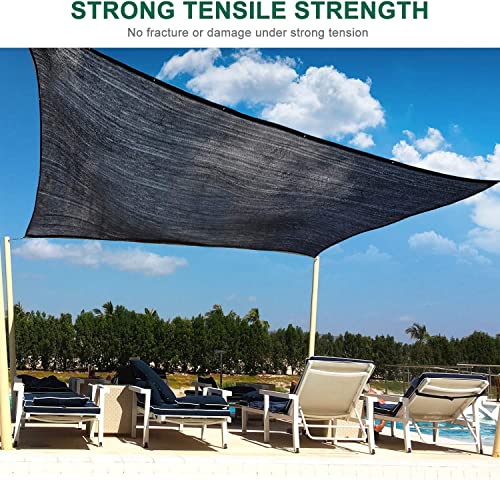 40% Shade Cloth 6.5x10FT Mesh Tarp with HDPE Material and Reinforced Grommets L71050