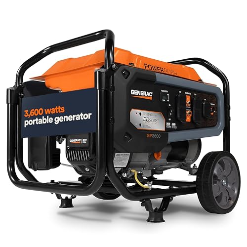 8,000-Watt Gas-Powered Portable Generator with Electric Start Q61021