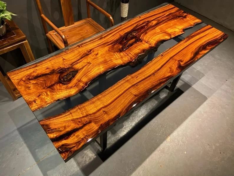 Large Epoxy Resin Dining Table Top (48 x 24inches) G312512
