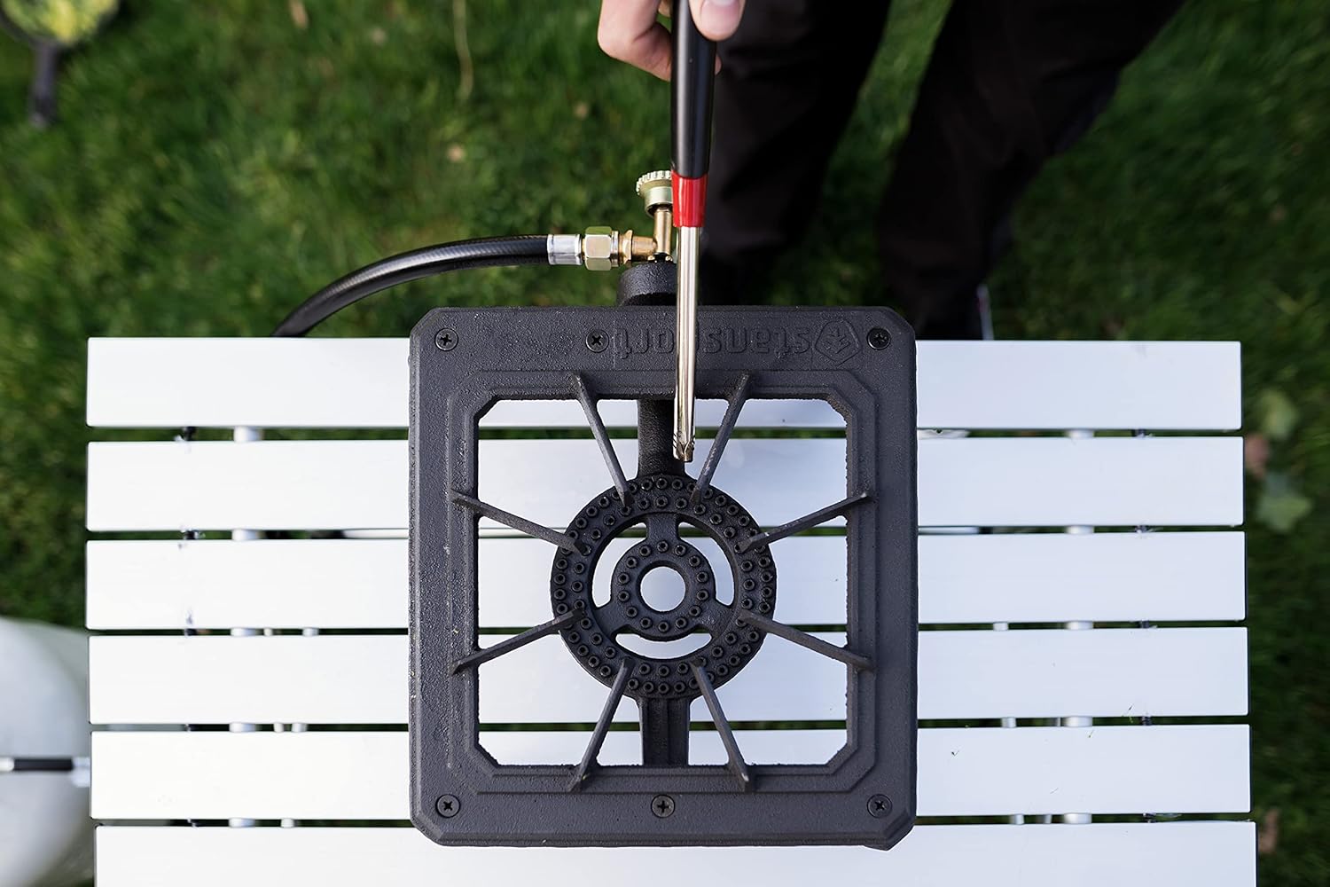 Single Burner Cast Iron Stove P3885