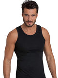 Merino Wool Blend Sleeveless Shirt Muscle Tank Top H594302