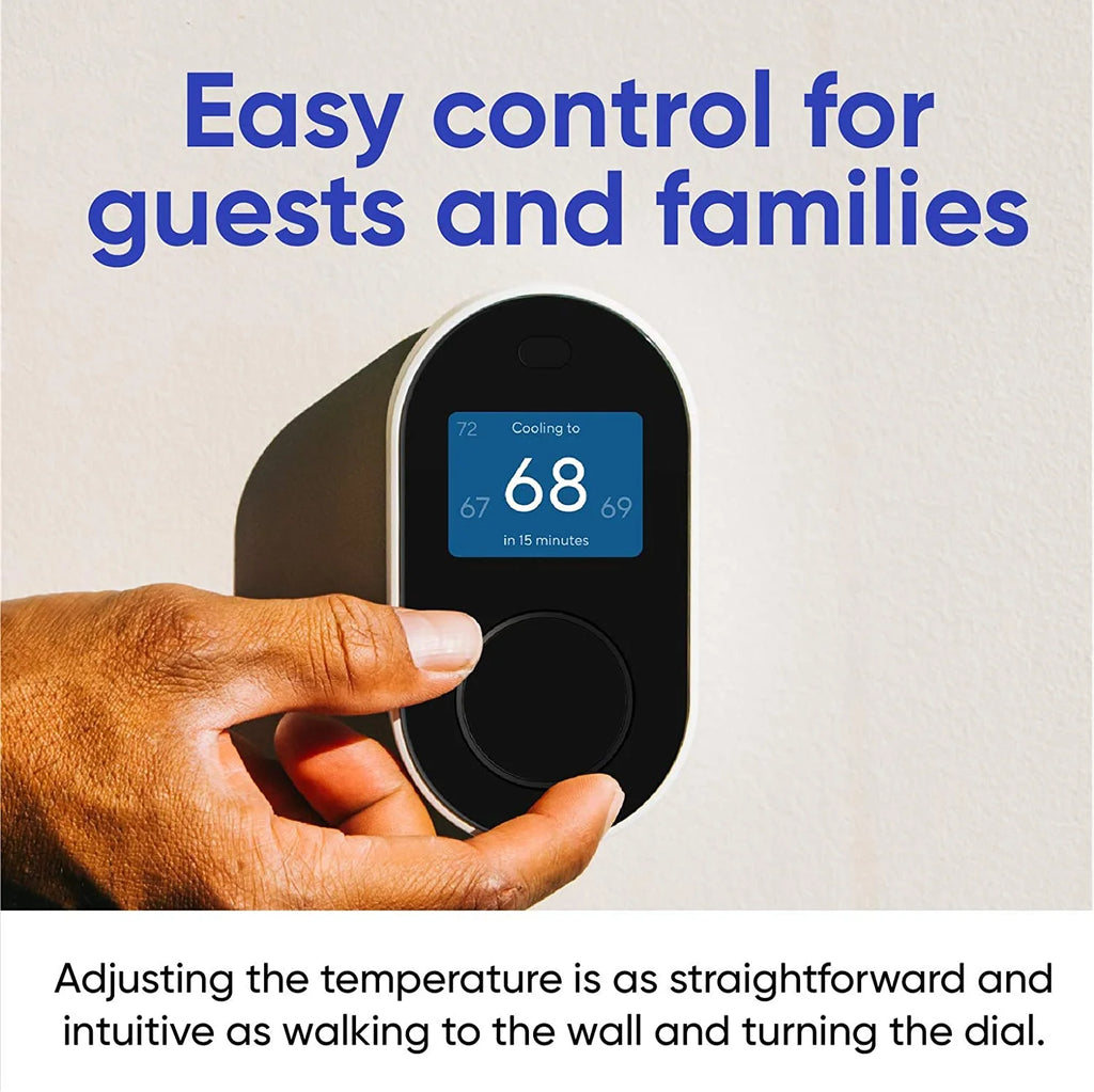 Black Smart Wifi Thermostat U32223